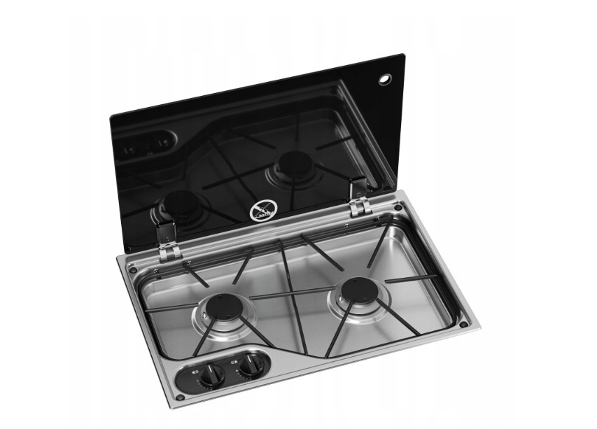 Kuchenka dwupalnikowa z pokrywą do kampera przyczepy CVH1525G Dometic