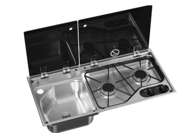 Kombinacja płyty kuchennej i zlewu Dometic CVC1700G