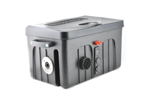 Mobilne ogrzewanie w skrzynce Heatbox zbiornik 5L z baterią LifePO4 24Ah Bez akcesoriów