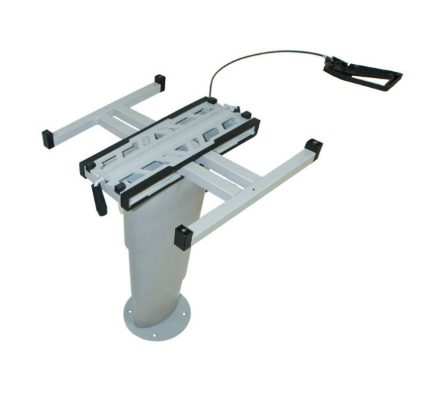 Kesseböhmer Stół podnoszony HVK srebrnoszary 34,5-70,5cm
