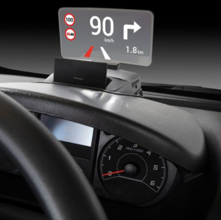 Wyświetlacz na szybie HUD Pioneer do Fiat Ducato od 2021/09
