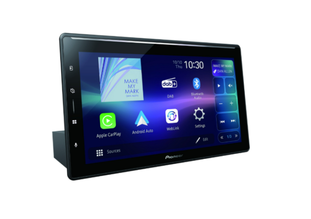 Pioneer Moniceiver 1-DIN 10,1" 1280x720 4x50W Fiat Ducato 2021-...